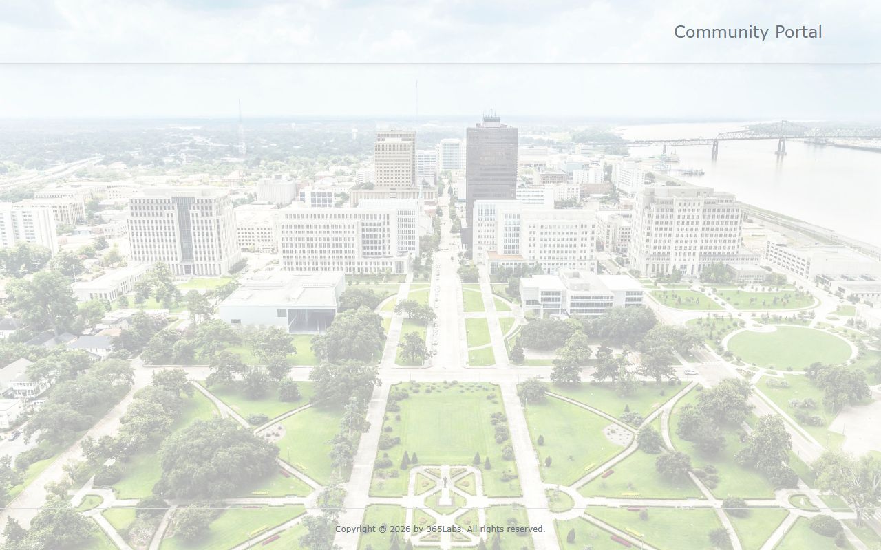 Lafayette Parish 365Labs Community Portal for searching inmate population